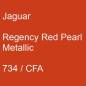 Preview: Jaguar, Regency Red Pearl Metallic, 734 / CFA.